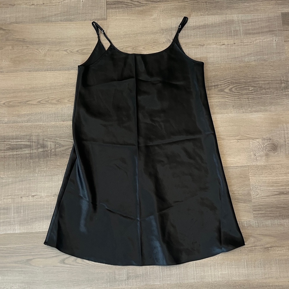 Delicate Treasures Intimates Black Slip Dress Nightie